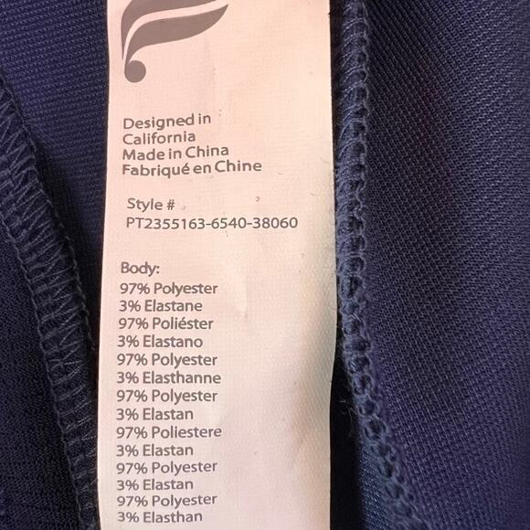 FABLETICS Tricot Pant Athleisure Wear in Blue and White Women's Size XL - Picture 13 of 14